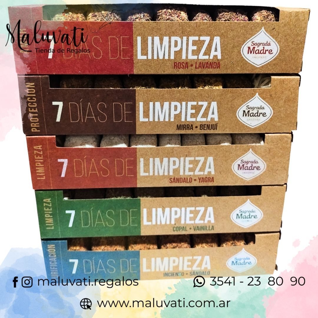 Pastillas Defumación 7 días de Limpieza (Variedades) - Sagrada Madre - Imagen 2