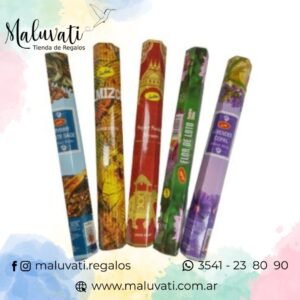 Sahumerios Simples - caja hexagonal - Mantra / Vividha / Sree Vani