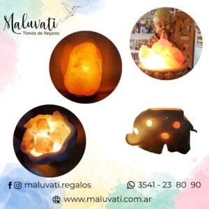 Lámparas de Sal del Himalaya - variedad de diseños