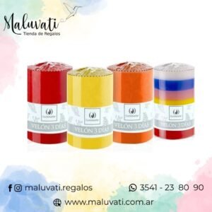 Velón 3 días - Color liso ó 7 poderes