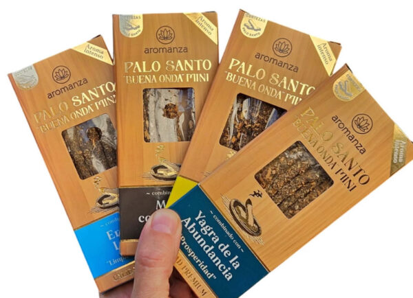 Sahumerios Mini Palo Santo Buena Onda - Aromanza